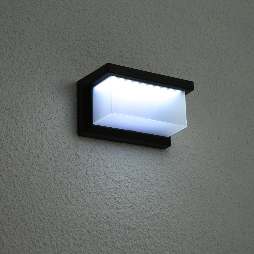 Brilagi - LED 44 / 5.000 Solar wandlamp met bewegings- en schemersensor BRICK LED/12W/5,5V 1200 mAh IP65
