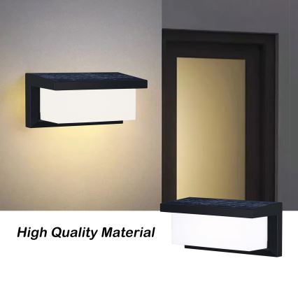 Brilagi - LED Solar wandlamp met sensor BRICKY LED/5W/6V IP65