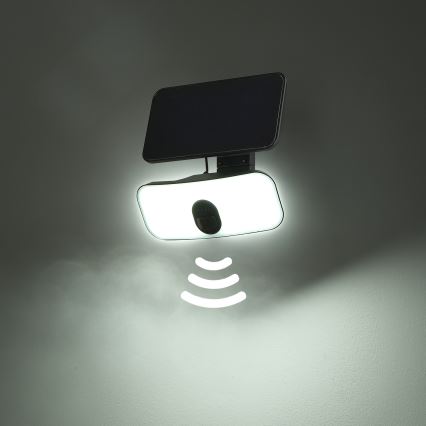 Brilagi - LED Solar wandlamp met sensor ROOF LED/13W/5V 4000 mAh IP65