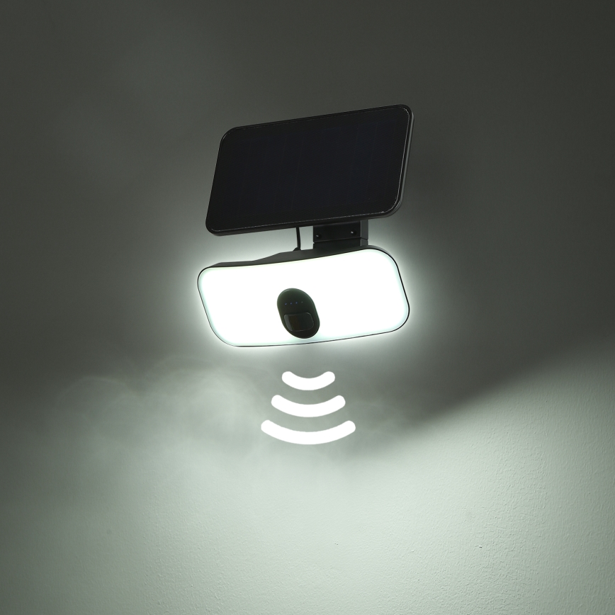 Brilagi - LED Solar wandlamp met sensor ROOF LED/13W/5V 4000 mAh IP65