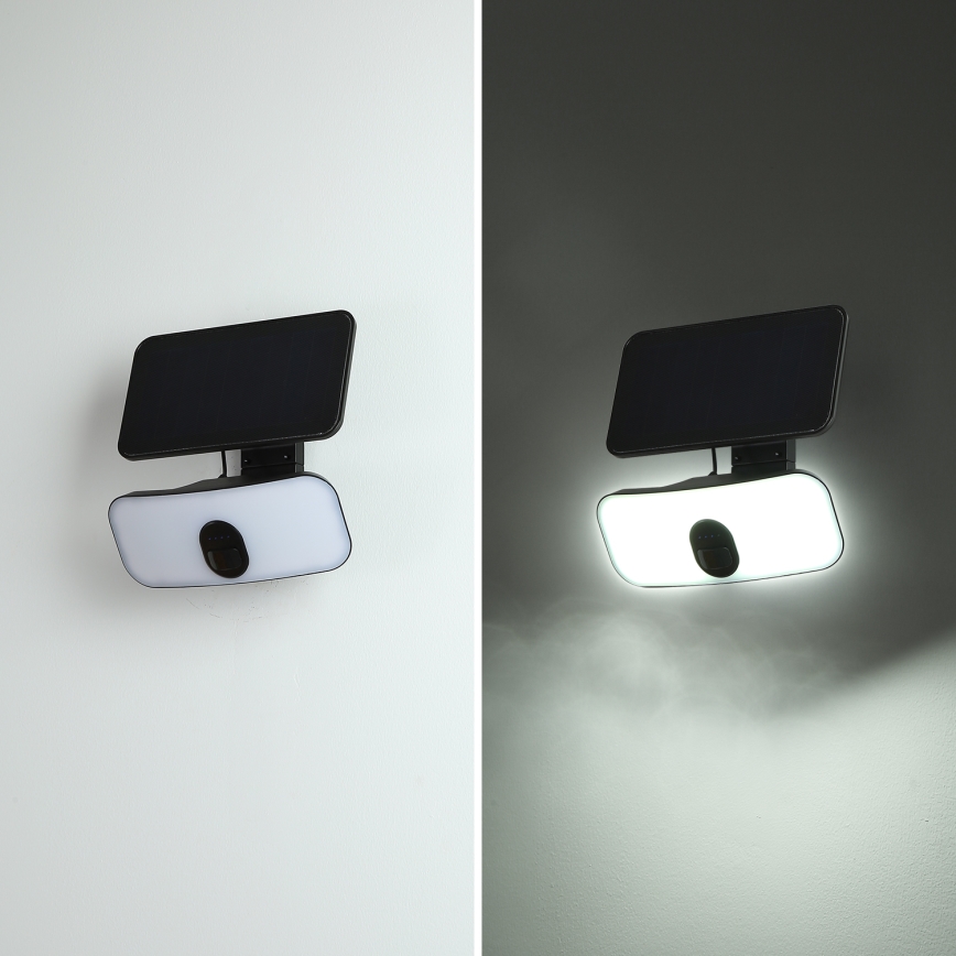 Brilagi - LED Solar wandlamp met sensor ROOF LED/13W/5V 4000 mAh IP65