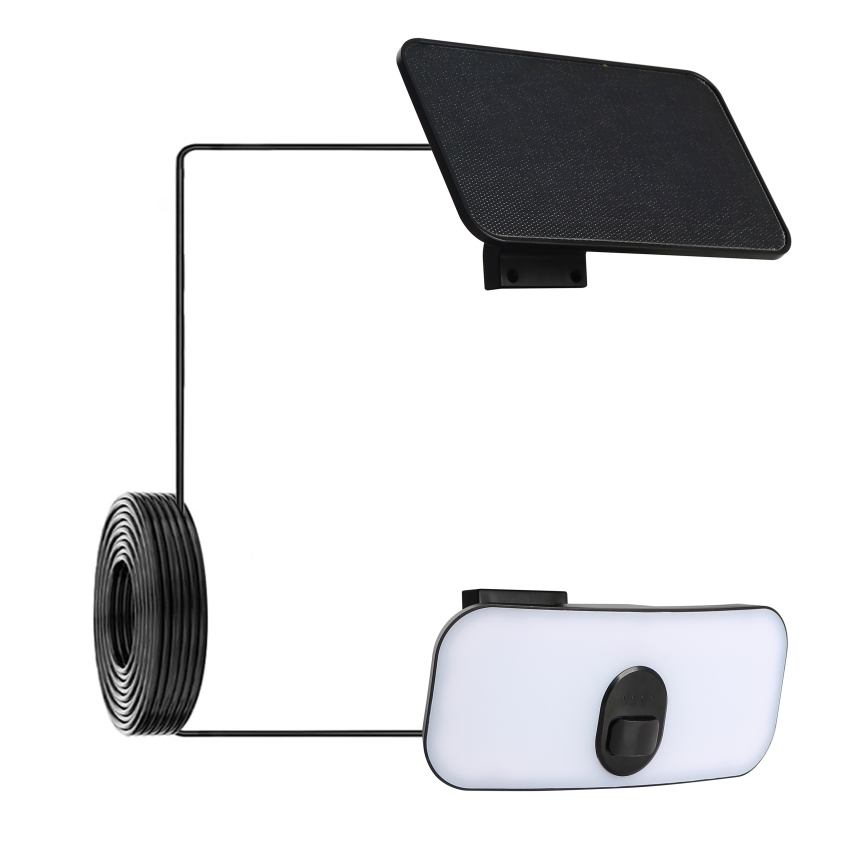 Brilagi - LED Solar wandlamp met sensor ROOF LED/13W/5V 4000 mAh IP65