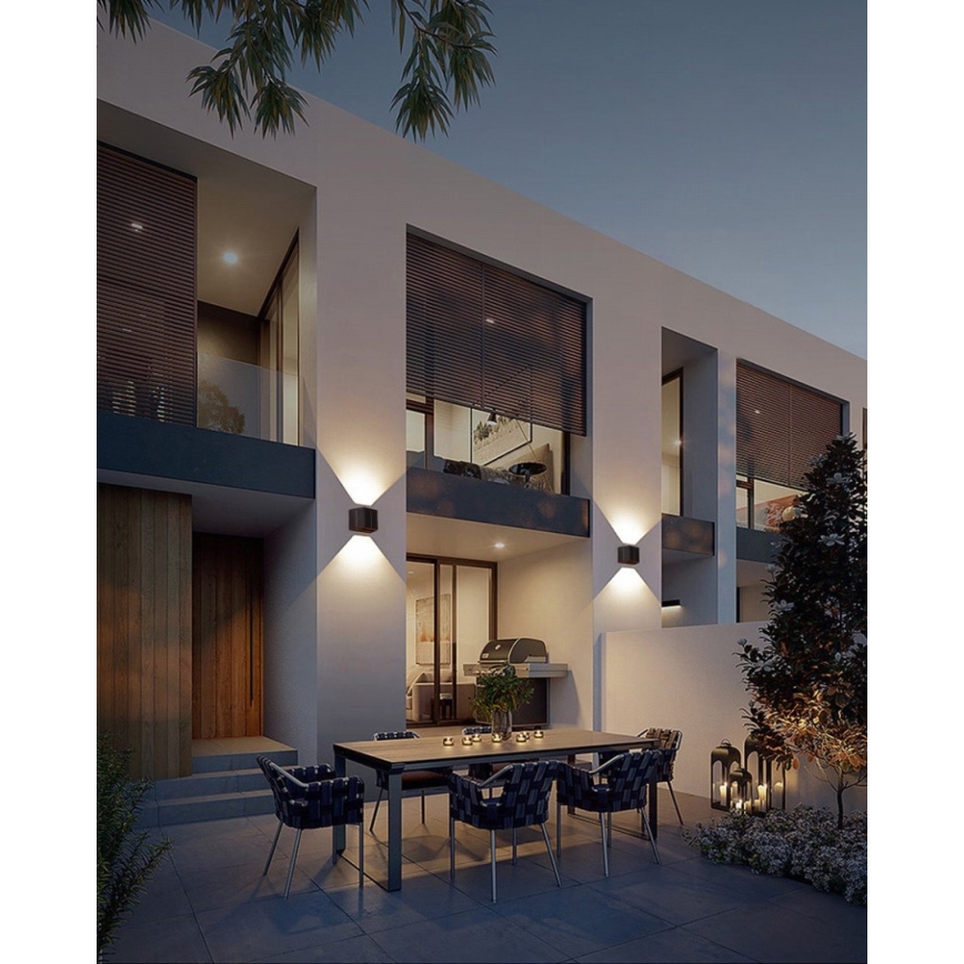 Brilagi - LED Solar wandlamp met sensor SOLAR CUBE LED/2W/3,2V 1300 mAh IP54