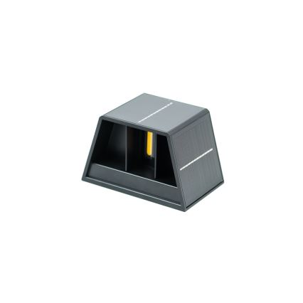Brilagi - LED Solar wandlamp met sensor SOLAR CUBE LED/2W/3,2V 1300 mAh IP54