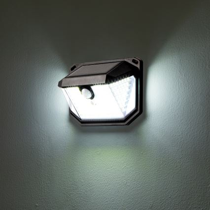 Brilagi - LED Solar wandlamp met sensor WALLIE LED/4W/5,5V 1200mAh 6500K IP65