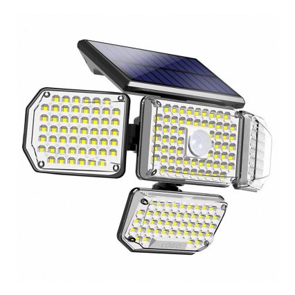 Brilagi - LED Solar wandlamp met sensor WALLIE LED/5W/5,5V 2400 mAh IP65