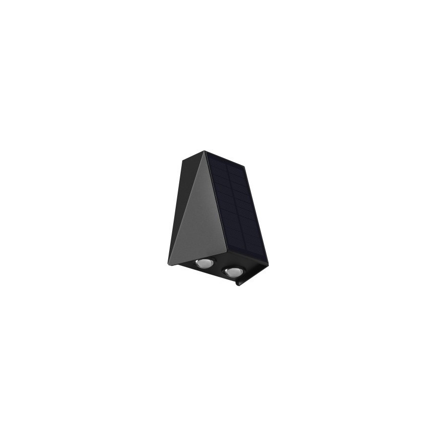 Brilagi - LED Solar wandlamp PYRAMID LED/2W/3,2V 1300 mAh IP54