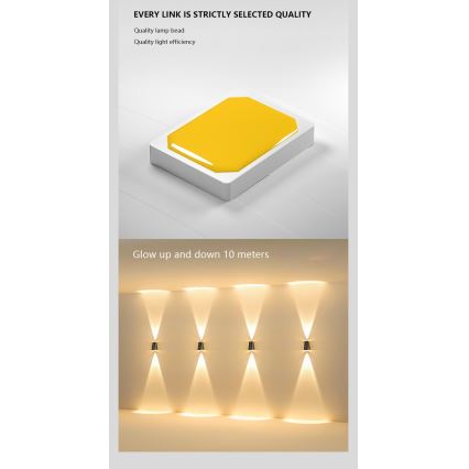 Brilagi - LED Solar wandlamp PYRAMID LED/2W/3,2V 1300 mAh IP54