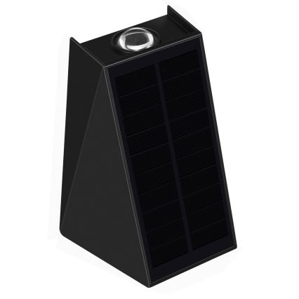 Brilagi - LED Solar wandlamp PYRAMID LED/2W/3,2V 1300 mAh IP54