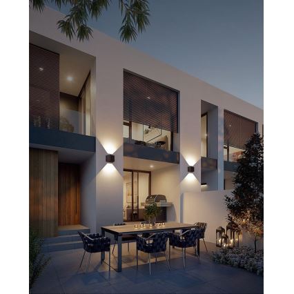 Brilagi - LED Solar wandlamp SOLAR CUBE LED/2W/3,2V 1300 mAh IP54