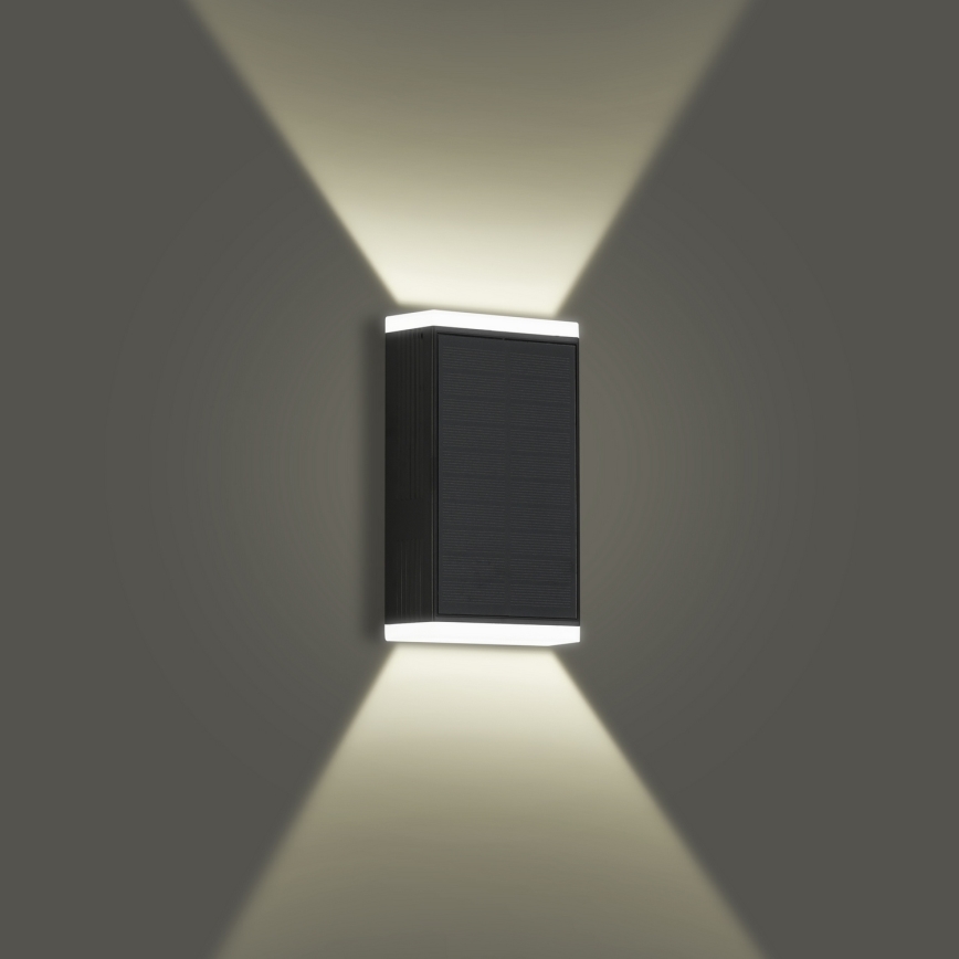 Brilagi - LED Solar wandlamp ZON GUARD LED/2W/3,7V 2000 mAh IP45