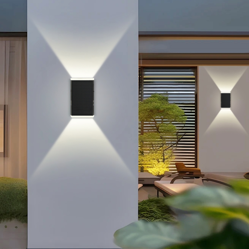 Brilagi - LED Solar wandlamp ZON GUARD LED/2W/3,7V 2000 mAh IP45
