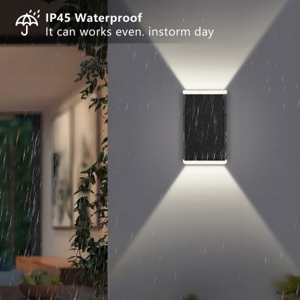 Brilagi - LED Solar wandlamp ZON GUARD LED/2W/3,7V 2000 mAh IP45