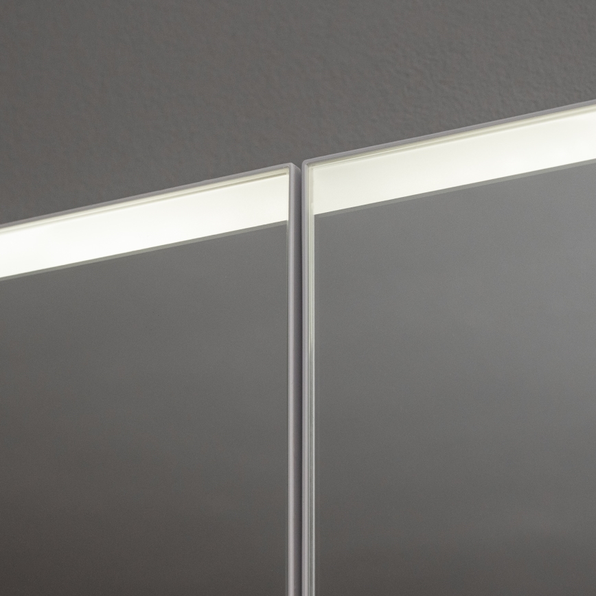BRILAGI - LED-spiegelkast voor de badkamer met achtergrondverlichting BRONTE DOUBLE 60x75 cm