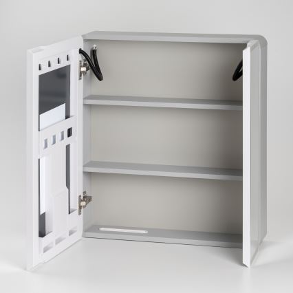 BRILAGI - LED-spiegelkast voor de badkamer met verlichting NOTO DOUBLE 60x65 cm