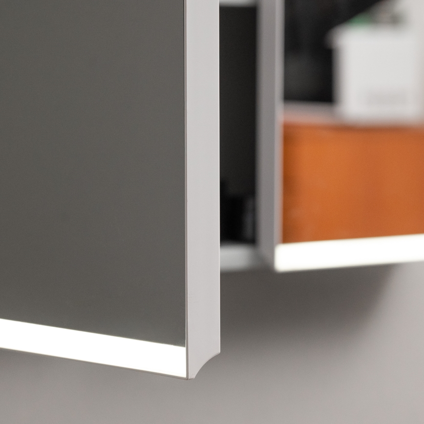 BRILAGI - LED-spiegelkast voor de badkamer met verlichting NOTO DOUBLE 60x65 cm