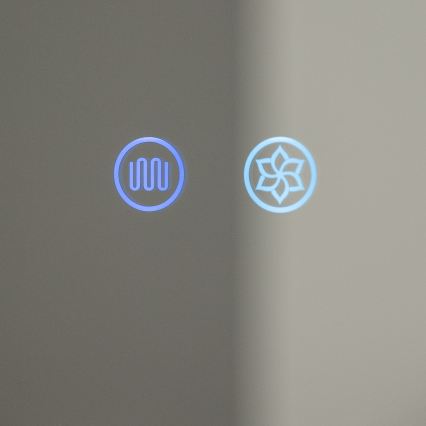BRILAGI - LED-spiegelkast voor de badkamer met verlichting NOTO DOUBLE 60x65 cm