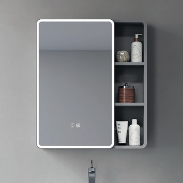 BRILAGI - LED-spiegelkast voor de badkamer met verlichting NOTO SINGLE 60x65 cm