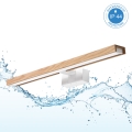 Brilagi - LED-spiegelverlichting 3-in-1 WOODY MIRROR LED/12W/230V 60 cm IP44 wit/eiken