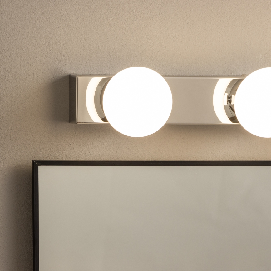 Brilagi - LED-spiegelverlichting HOLLYWOOD 4xLED/3W/230V 53 cm IP44 glanzend chroom