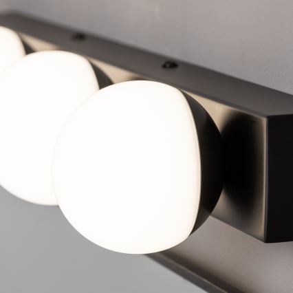 Brilagi - LED-spiegelverlichting HOLLYWOOD 3xLED/3W/230V 39 cm IP44 zwart