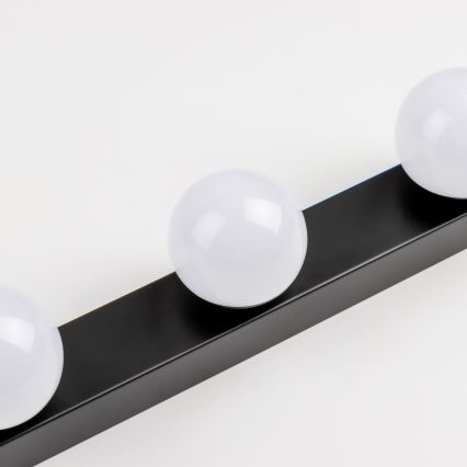 Brilagi - LED-spiegelverlichting HOLLYWOOD 3xLED/3W/230V 39 cm IP44 zwart