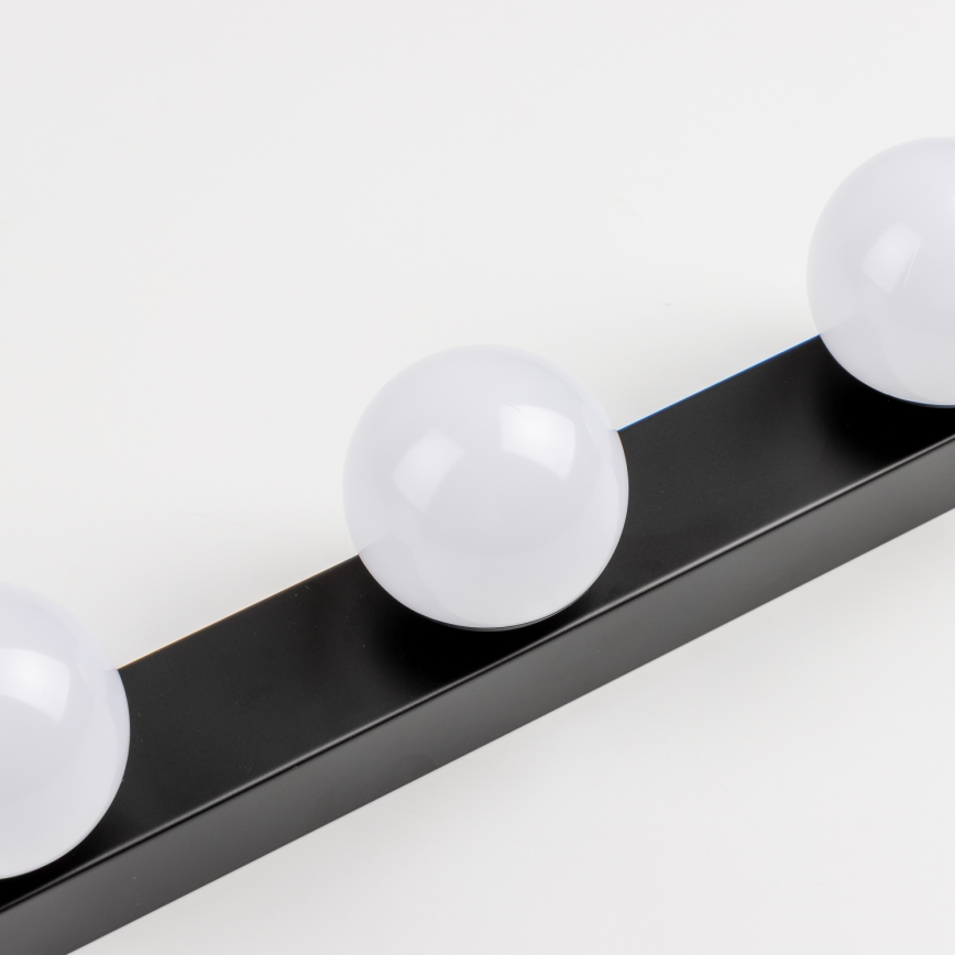 Brilagi - LED-spiegelverlichting HOLLYWOOD 3xLED/3W/230V 39 cm IP44 zwart