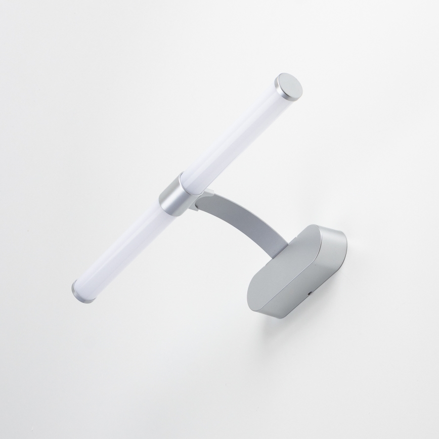 Brilagi - 2-in-1 LED-spiegelverlichting TUBEO LED/6W/230V 40 cm IP44 zilver