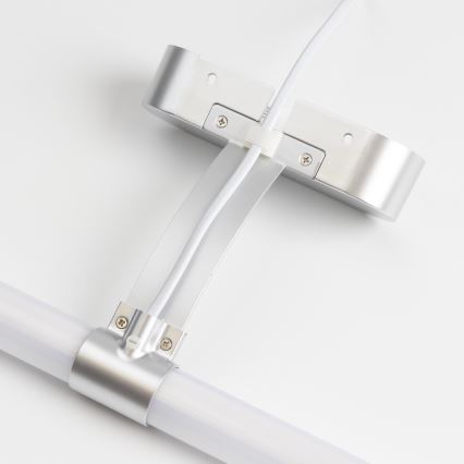 Brilagi - 2-in-1 LED-spiegelverlichting TUBEO LED/6W/230V 40 cm IP44 zilver
