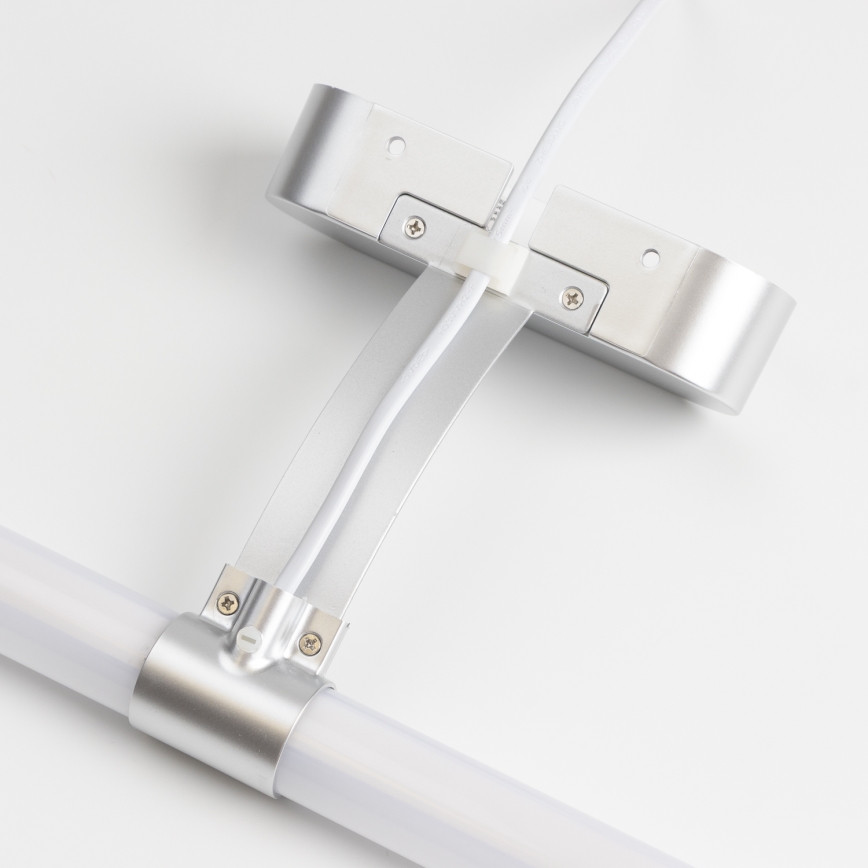 Brilagi - 2-in-1 LED-spiegelverlichting TUBEO LED/6W/230V 40 cm IP44 zilver