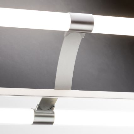 Brilagi - 2-in-1 LED-spiegelverlichting TUBEO LED/6W/230V 40 cm IP44 zilver