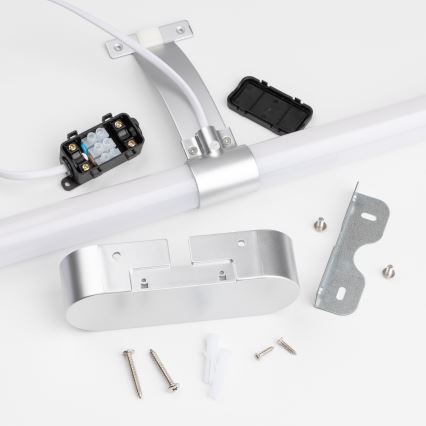 Brilagi - 2-in-1 LED-spiegelverlichting TUBEO LED/6W/230V 40 cm IP44 zilver