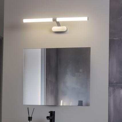 Brilagi - LED-badkamerspiegelverlichting 2-in-1 TUBEO LED/8W/230V 60 cm IP44 zilver