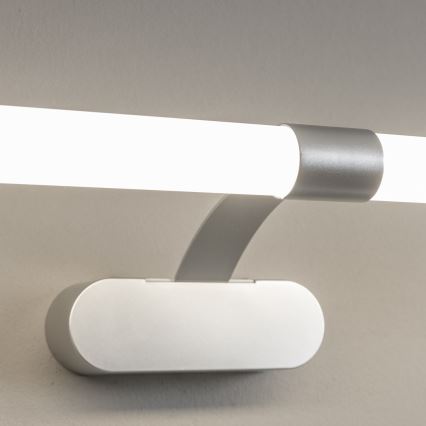 Brilagi - LED-badkamerspiegelverlichting 2-in-1 TUBEO LED/8W/230V 60 cm IP44 zilver