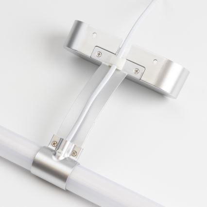 Brilagi - LED-badkamerspiegelverlichting 2-in-1 TUBEO LED/8W/230V 60 cm IP44 zilver