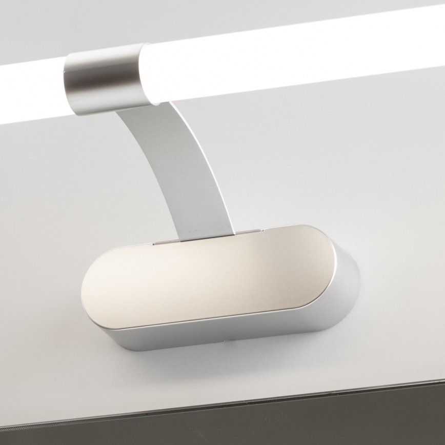 Brilagi - LED-badkamerspiegelverlichting 2-in-1 TUBEO LED/8W/230V 60 cm IP44 zilver