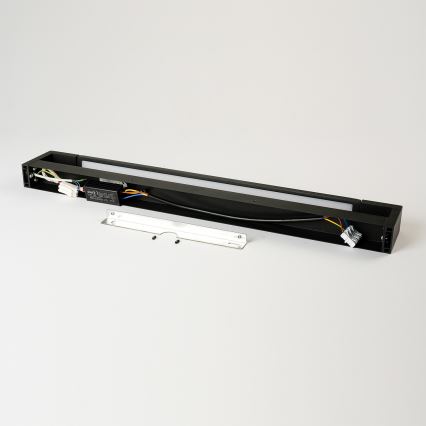 Brilagi - LED-spiegelverlichting voor de badkamer AQUA LINE LED/18W/230V 60 cm IP44 zwart CRI 90