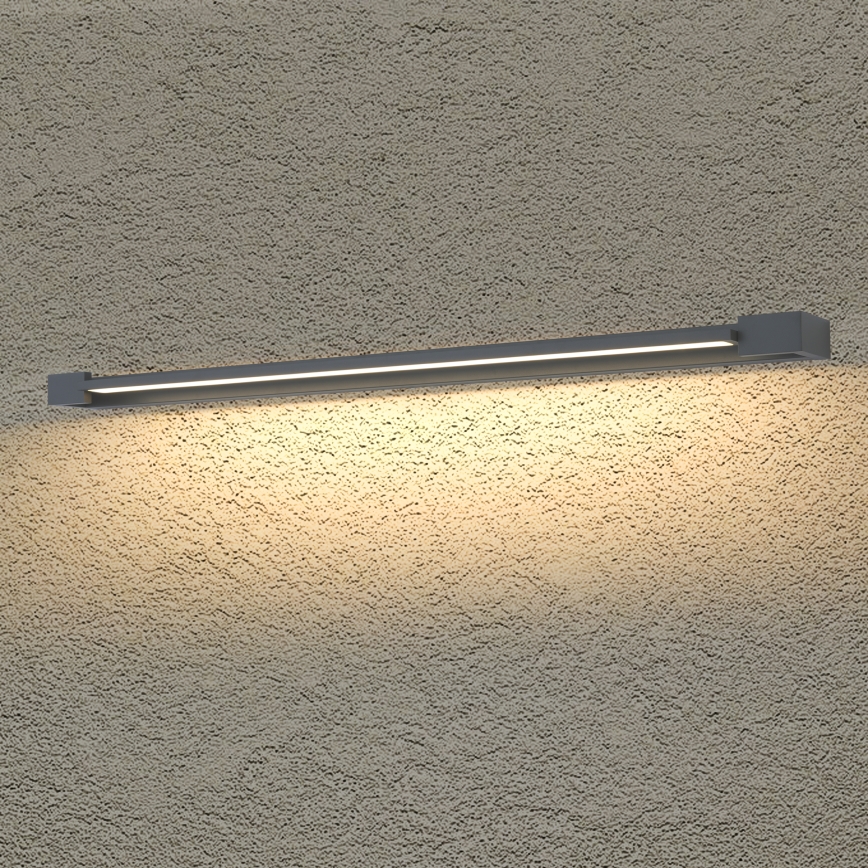 Brilagi - LED spiegelverlichting AQUA LINE LED/36W/230V 120 cm IP44 antraciet CRI 90