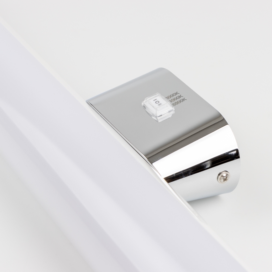 Brilagi - TUBE LED-spiegelverlichting voor de badkamer, 15W, 230V, 3000/4000/6500K, IP44, glanzend chroom