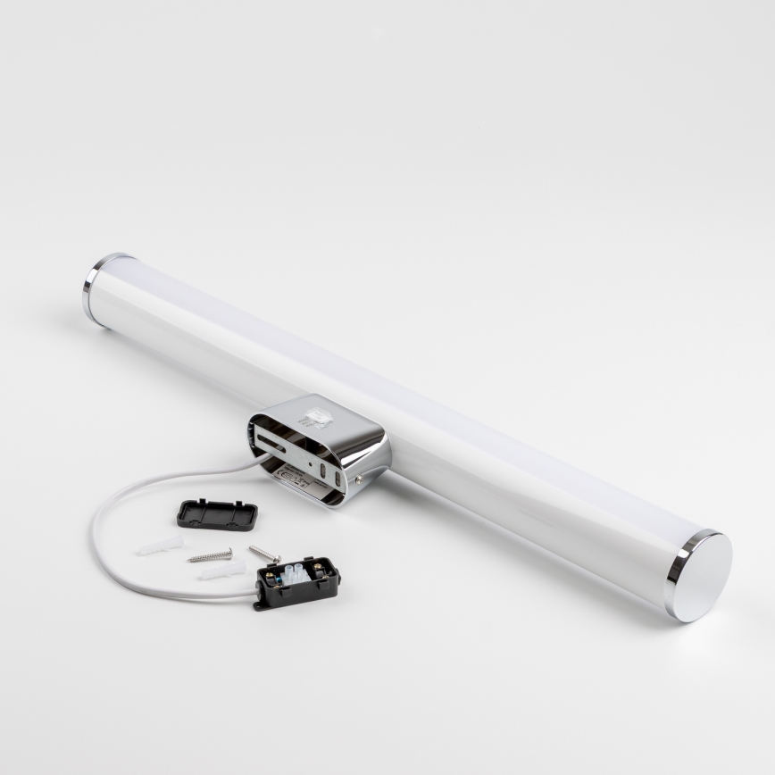 Brilagi - TUBE LED-spiegelverlichting voor de badkamer, 15W, 230V, 3000/4000/6500K, IP44, glanzend chroom