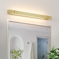 Brilagi - LED-spiegelverlichting voor de badkamer AQUA LINE LED/18W/230V 60 cm IP44 goud