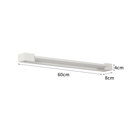 Brilagi - LED-badkamerspiegelverlichting AQUA LINE LED/18W/230V 60 cm IP44 wit