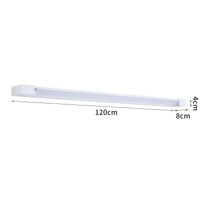 Brilagi - LED-spiegelverlichting voor de badkamer AQUA LINE LED/36W/230V 120 cm IP44 wit CRI 90