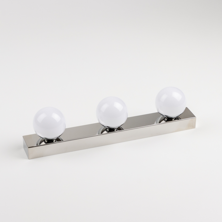 Brilagi - HOLLYWOOD LED-spiegelverlichting voor de badkamer 3xLED/3W/230V 39 cm IP44 glanzend chroom