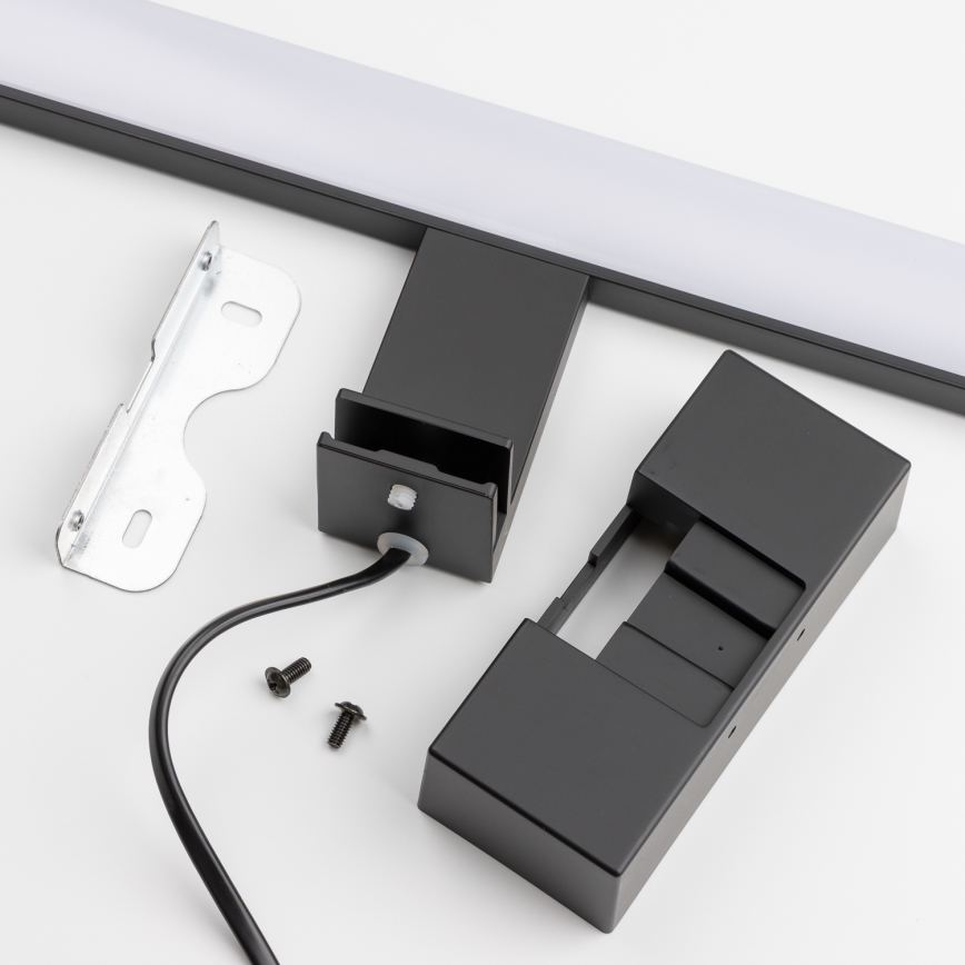 Brilagi - LED-badkamerspiegelverlichting 3-in-1 VESTRA LED/6W/230V 30 cm IP44 zwart