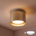 BRILAGI - LED-spot BACKLIT 1xGX53/15W/230V + LED/3W Ø 10 cm goudkleurig
