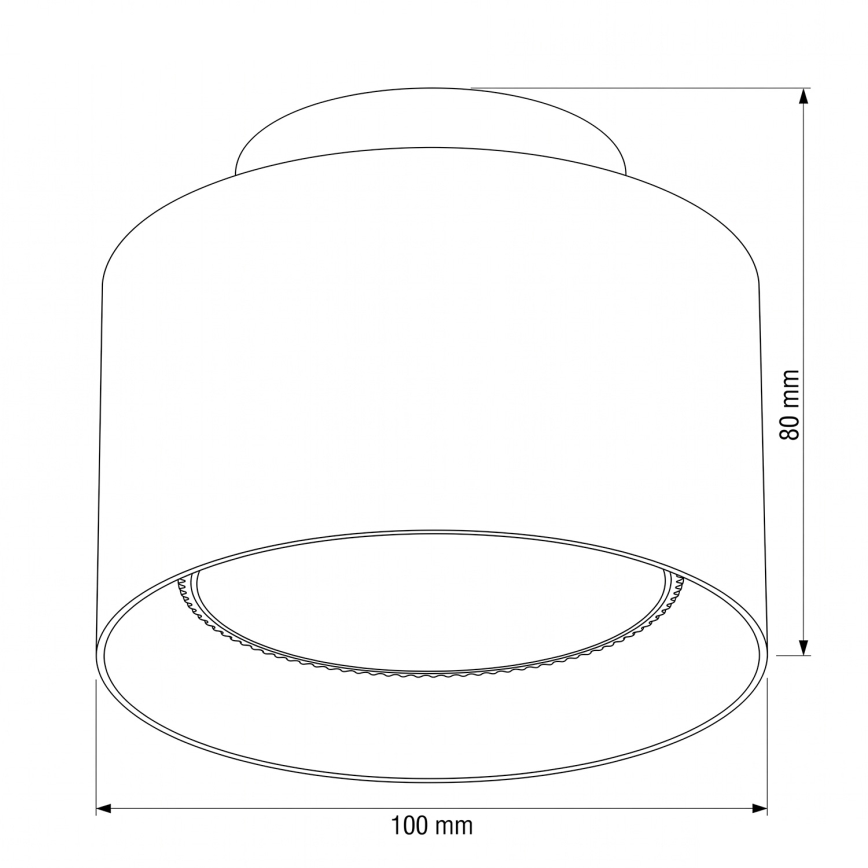 BRILAGI - LED-spot BACKLIT 1xGX53/15W/230V + LED/3W Ø 10 cm goudkleurig
