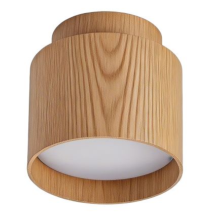 BRILAGI - LED plafondspot BACKLIT 1xGX53/15W/230V + LED/3W Ø 8 cm eiken decor