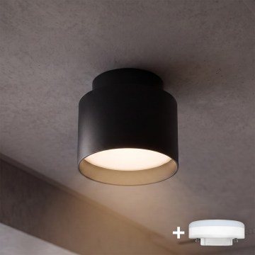 BRILAGI - LED-spot BACKLIT 1xGX53/15W/230V + LED/3W Ø 8 cm zwart