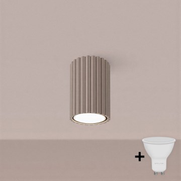 Brilagi - LED-spot CRESTO 1x GU10/10W/230V, 10 cm, taupe